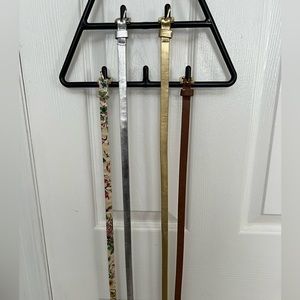 Set of 4 Skinny Belts